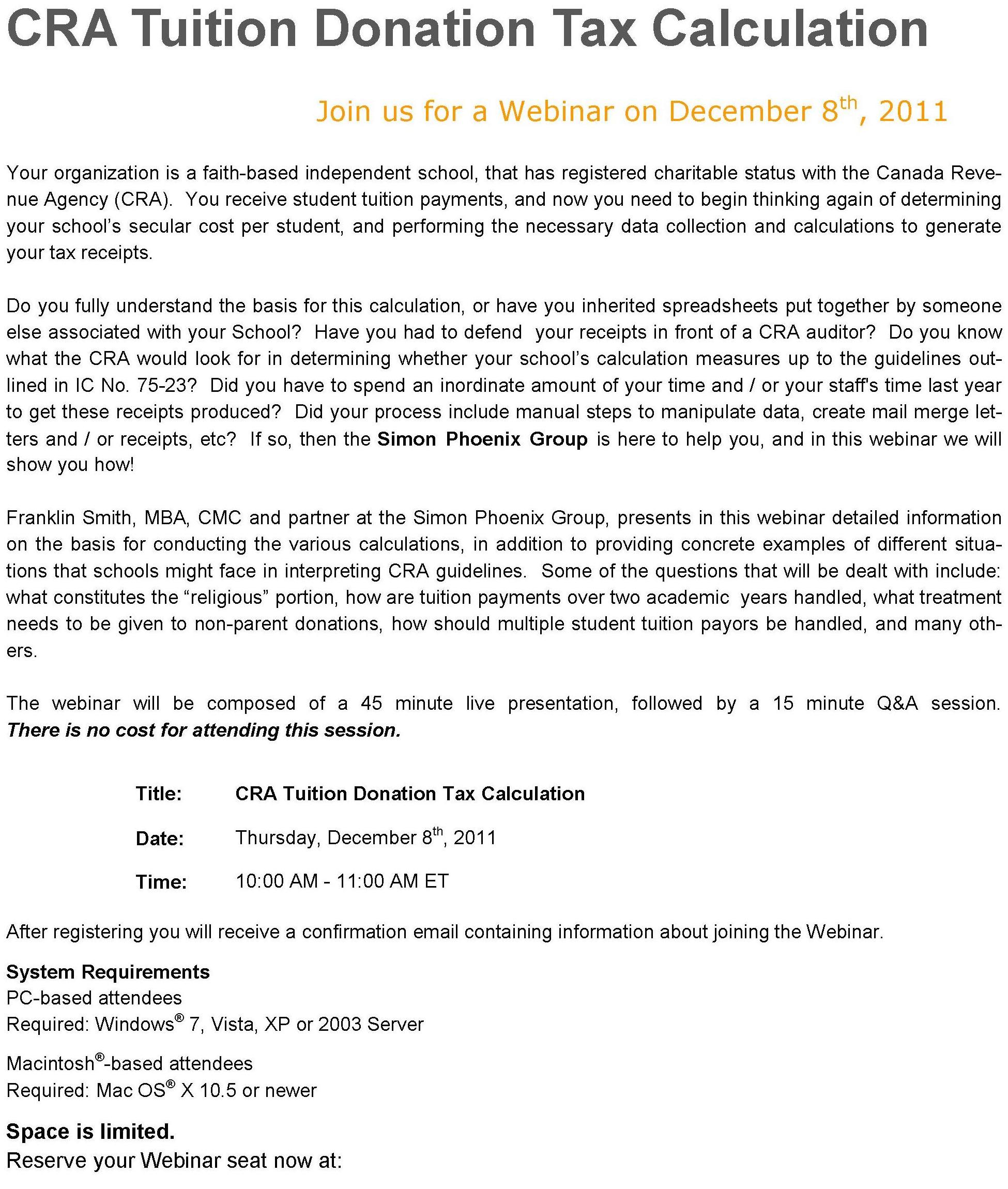 Announcement